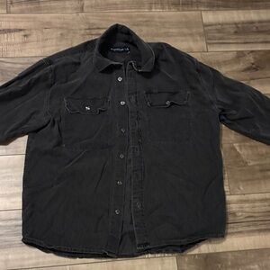 Abercrombie & Fitch Charcoal Oversized Shirt
